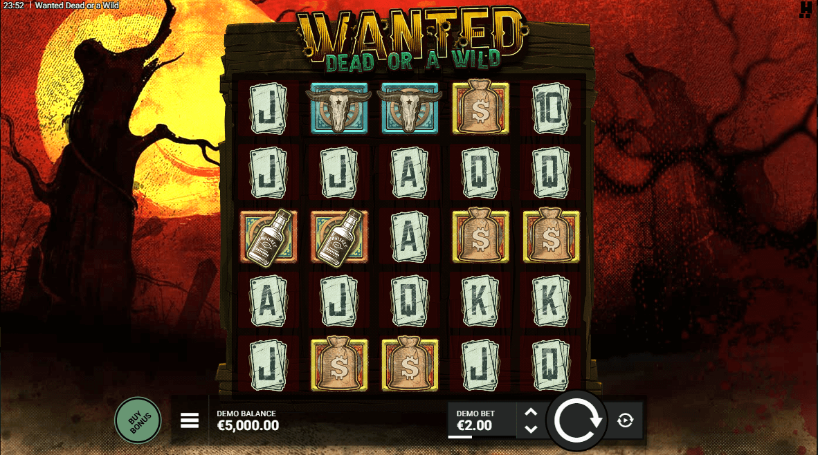 Wanted Dead Or A Wild (Hacksaw Gaming) Image 1